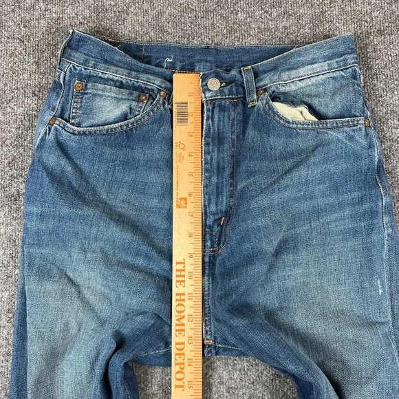 Levis LVC 701 Jeans Womens 30 (29x32 Actual) Blue Denim Big E Selvedge 50s - Picture 16 of 16